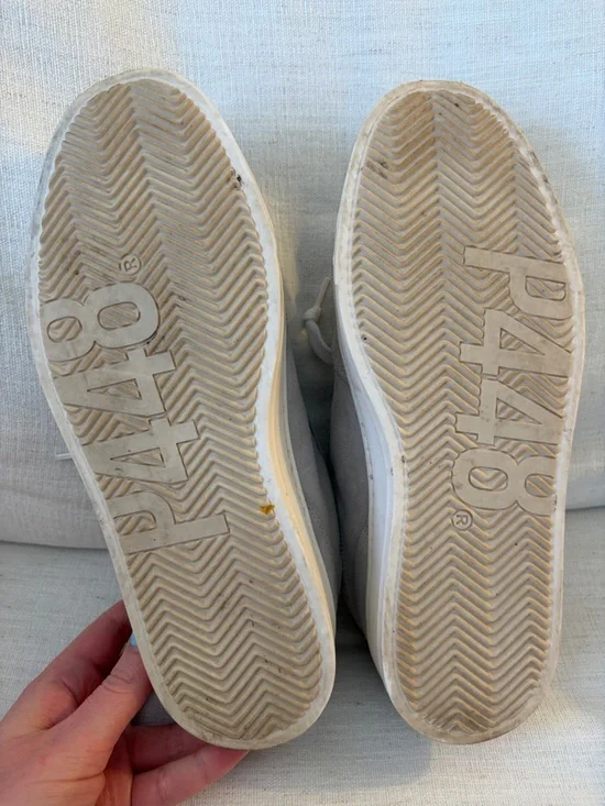 P448 Gray Suede Sneakers - Picture 5 of 6